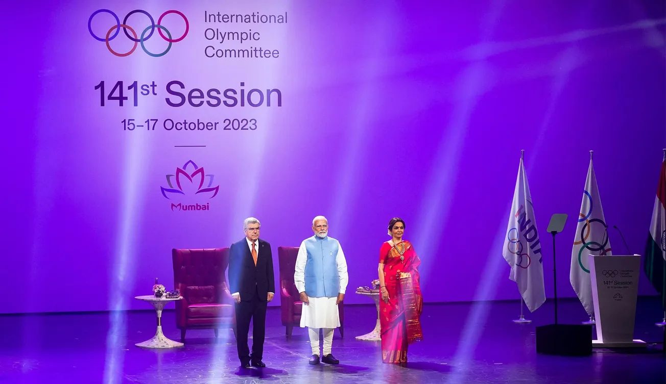 Mumbai: Opening ceremony of the IOC session. (Photo: IOC/Greg Martin)