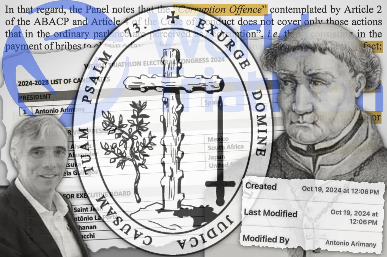 Transylvania and the World Triathlon Congress: Saint Antonio and his co-conspirators take action against whistleblowers and heretics