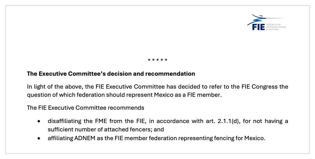 Madness has a name: FIE