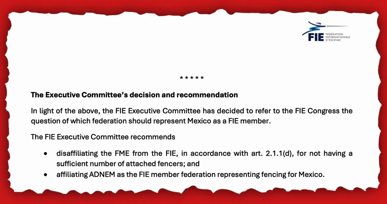 Madness has a name: FIE